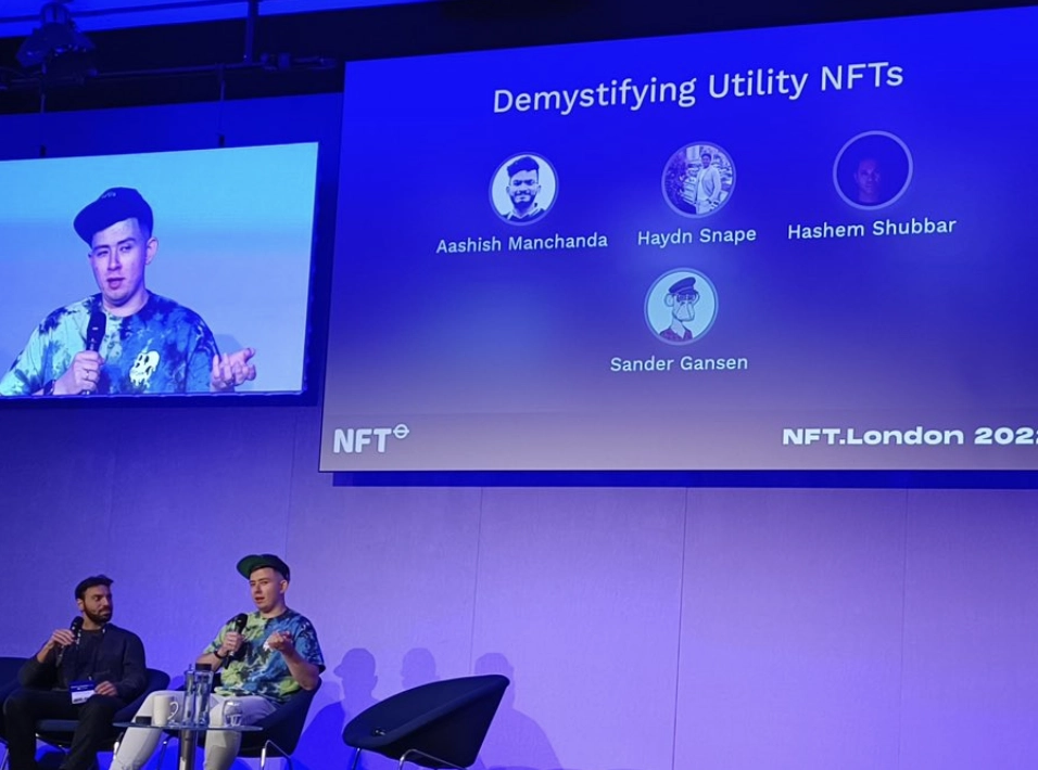 Speaking at an event