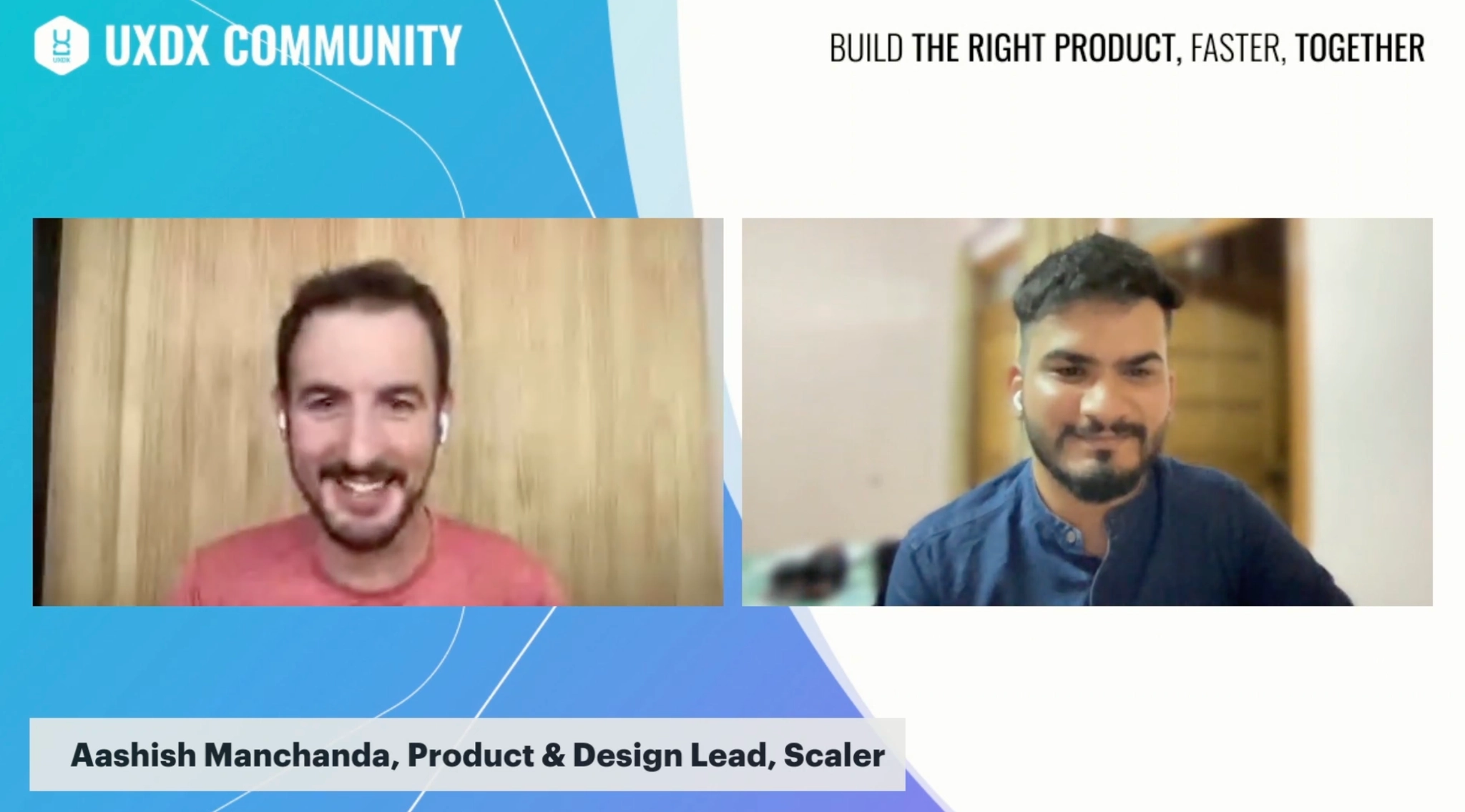 Speaking at an event